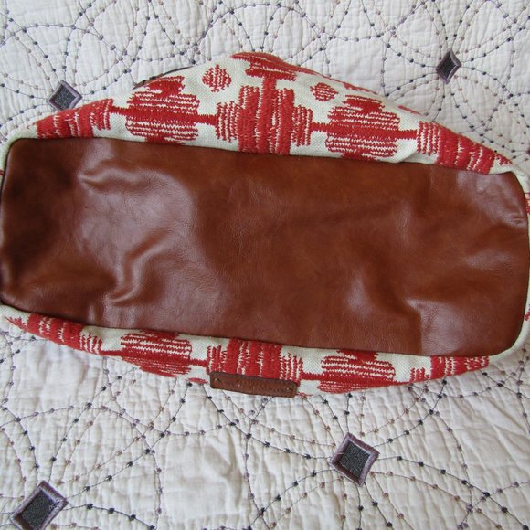 EUC Lucky Brand Large Embroidered Canvas Tote - Picture 13 of 14